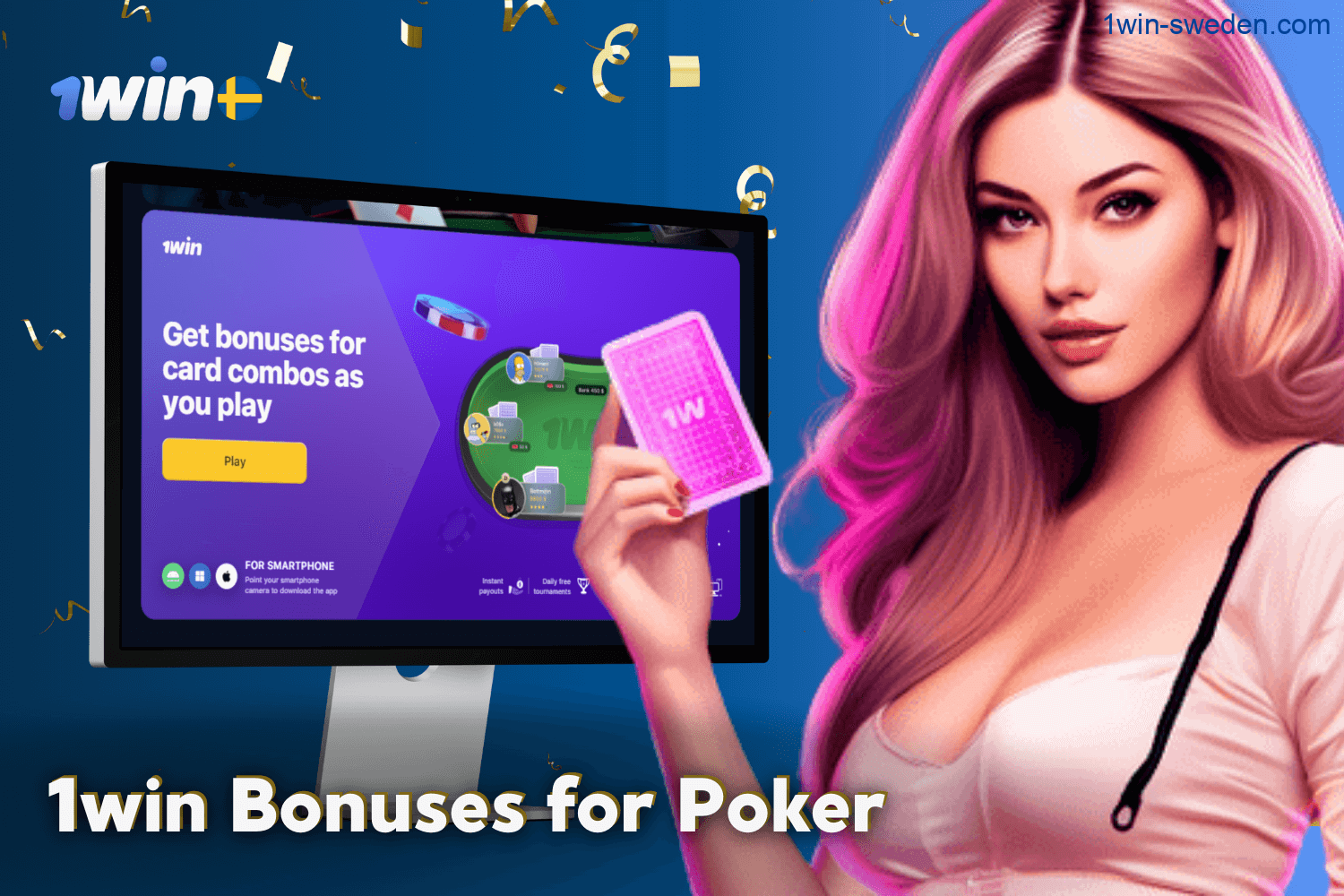 Poker Bonuses at 1win Casino Sweden