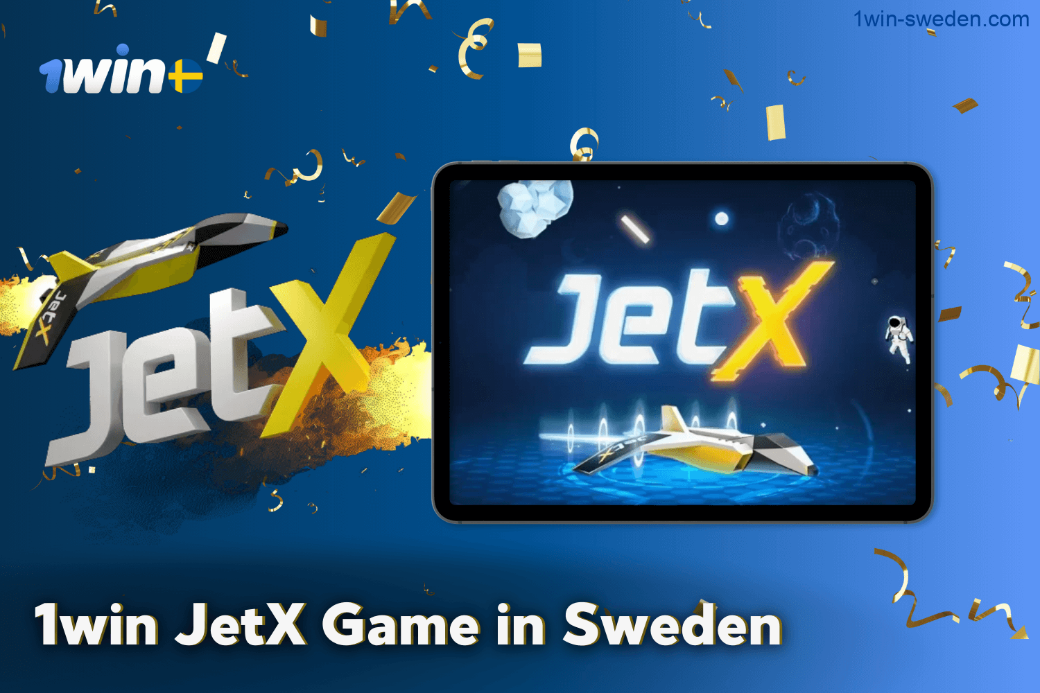 1win JetX Play Online in Sweden