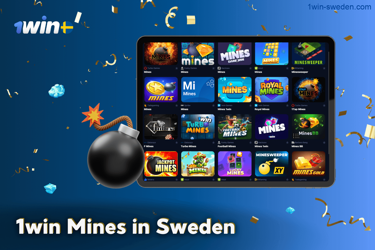 1win Casino Mines Game in Sweden