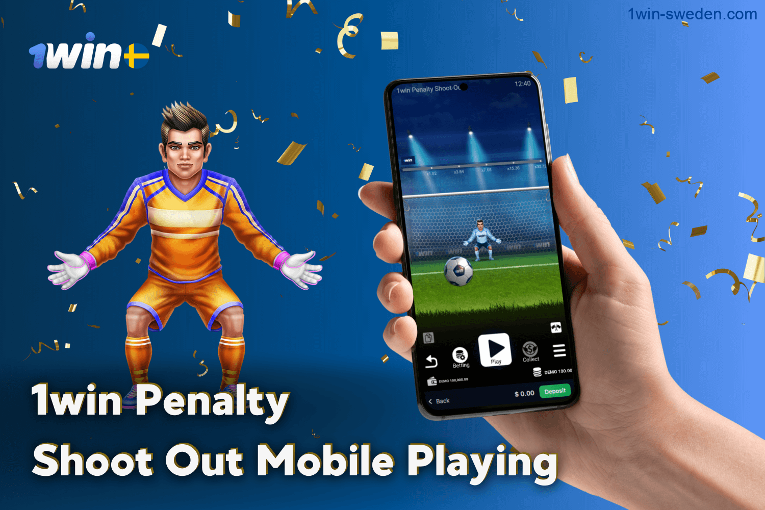 Mobile Version of Penalty Shoot-Out at 1win Casino