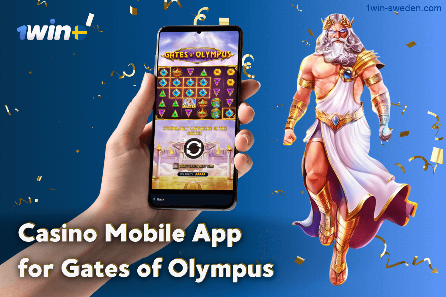 Casino Mobile App for Playing Gates of Olympus at 1win