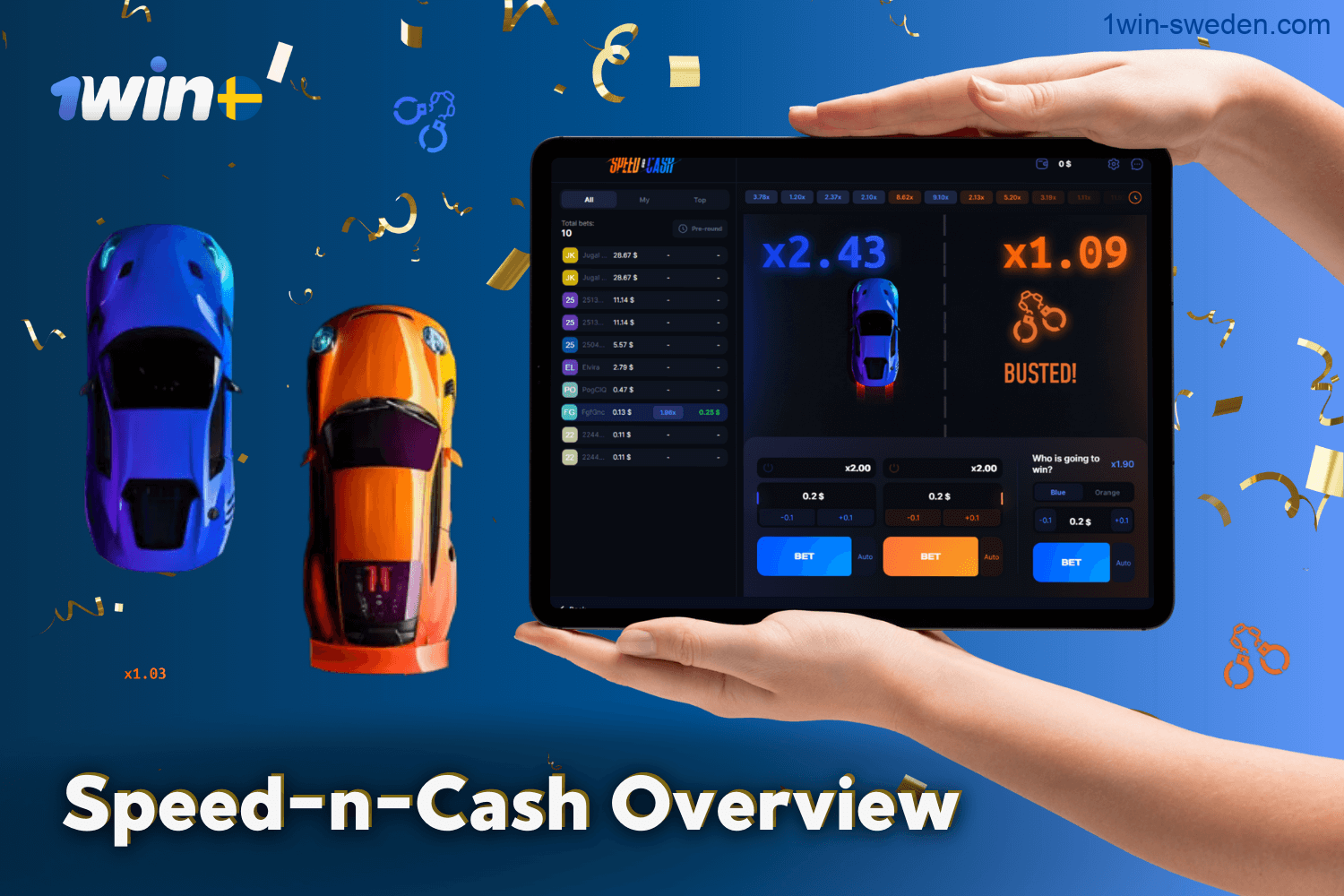 Overview of Speed and Cash at 1win Casino